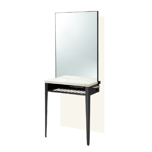 THEIA (ZEN) MIRROR SINGLE-SIDED WALL MOUNT